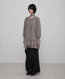 3-Layered Scarf Long Sleeve