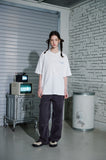Wild Cat Embroidery Short Sleeve T-shirt