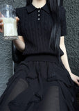 Cable Collar Knit