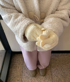 Mundil Cashmere Boucle Color Matching Touch Gloves