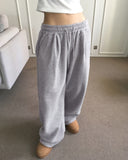 Mirop One-Tuck Fleece Two-Way Wide Pants