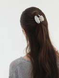Shell Point Hair Claw Clip