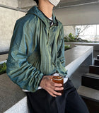 By Wrinkle Hood Windbreaker