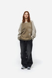 Emblem Mixed Embroidered Sweater