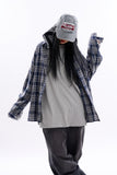 Elvin over check shirt