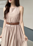 Keds Sleeveless Flare Long One Piece (Belt Set)