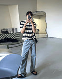 Skash Stripe Short Sleeve Knit