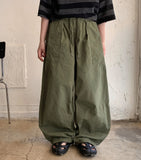 [unisex] Tyubi banding balloon wide cotton pants