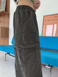 Ond Pigment Pocket Banding Long Wide Cargo Pants