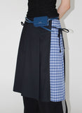 CHECK PLEATS STRAP SK