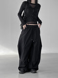 Carpenter Rivet Curved Banding Pants