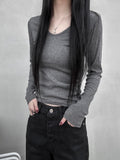 Deep u Neck Sleeve