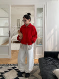 [unisex] Renshu Button Wide Cotton Pants