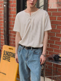 Rookie Hook Henley Neck Short Sleeve T-Shirt