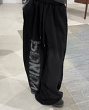 Type stamping wide pants