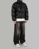 Celine leather short padding