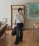 Nikki Washed Flare Denim Pants