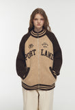 [2-WAY] Portland Raglan Knit Zip-up