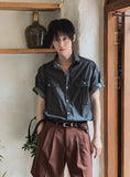 Enter Denim Western Short Sleeve Shirt