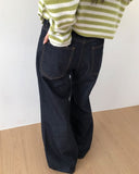 Quinn Bootcut Raw Denim Pants