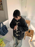 Morinve quilted toggle padded jumper