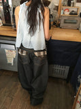 Kohashi Pocket Check Balloon Wide Cotton Pants