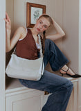 MONA Ruffle Medium Shoulder Bag