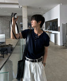 COSY Made Short Sleeve Ver Single Short Sleeve Knit Tee