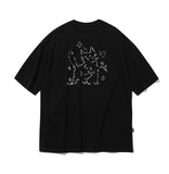About Love Cat Embroidery Short Sleeve Tee