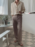 Hoshi semi wide slacks