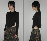 ROUND SLIM SLEEVE T