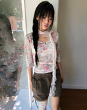 Vernal Color Frill Scarf