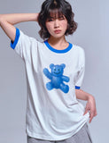 Jelly Bear Ringer Short Sleeve Tee
