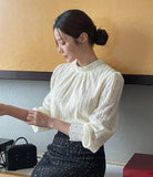 Loave Pearl Lace Brushed Blouse