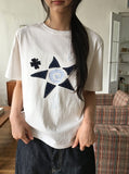[BAONHAUS] Coronin Patch Short Sleeve Tee