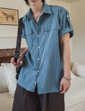 Rise roll up short sleeve shirt