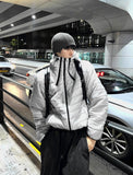 Tech Multi zipper Hood Lightweight Padding