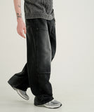 Double Block Denim Pants