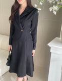 Knops Tailored Collar Flare One Piece