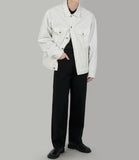 Oversize denim jacket White