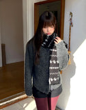 Linan Neko Color Matching Nordic Muffler