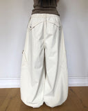 Bridin Double Pocket Strap Washed Cargo Pants
