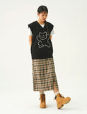 Big Line Bear Smile Knit Vest