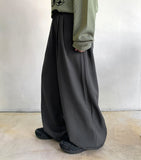 Okono Banding Pin Tuck Slacks