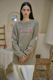 Square Bear Pigment Long Sleeve