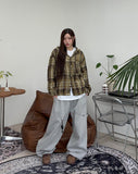 Camor Hood Check Banding Shirt