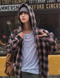 Kant Check Hooded Shirt