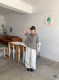 [unisex] Domo nylon string banding parachute cargo pants