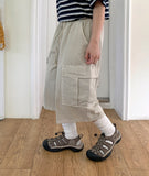 [unisex] Melu Pigment Banding Bermuda Cargo Pants