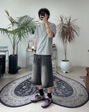 Benen Washed Bermuda Denim Pants